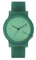 KOMONO Mono Glow Damen Automatikuhr in Türkis mit türkisfarbenem Silikonarmband