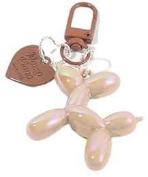 SYLALE Ballon Hund Liebe Schlüsselanhänger für Rucksack, Tasche und Auto - C
