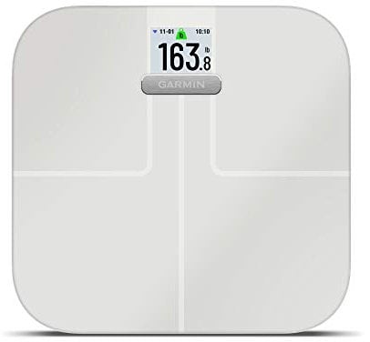 Garmin Index S2, Smart Scale mit Wireless Connectivity, Körperfett, Muskel, Bone Mass, Body Water% und More, Weiß (010-02294-03) (generalüberholt)