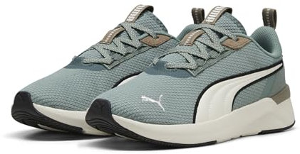 Puma SOFTRIDE Harli WNS, Weiblich Straßen-Laufschuh, Green Moon-Velvet Moss-WARM White,