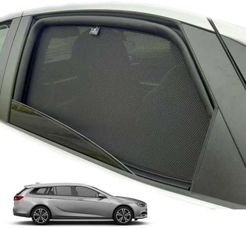 XTRM-CAR Sonnenschutz Blenden für Opel Insignia B Kombi 2017-2022 ideal angepasst, UV-Schutz, Hitzereduktion (Komplettes Set)