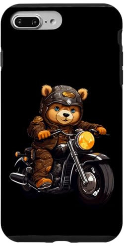 Hülle für iPhone 7 Plus/8 Plus Bär Motorradfahrer / Motorrad Bären