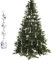 JaosWish Christmas Tree Decorations Acrylic Crystal Pendant,Chandelier Lamp Teardrop Hanging Ornaments Curtain Clear Droplet Prism Decor Set for Xmas Wedding Festival Home Party,30PCS,Teardrop Shape