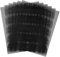 6uds Canvas Lona de Plástico, 28x23cm 5CT Hojas de Malla de Plástico para Bordado Pantalla de Malla de Plástico Tela Punto de Cruz de Plástico para Manualidades de Crochet DIY(Negro)