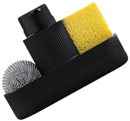 Ciieeo Dispensador De Jabón Soporte para Esponja Botella De Loción para Cocina