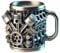 Wusideday Motos Tasse en acier inoxydable avec poignée, tasse à café de moto de voiture, tasses à café personnalisées en acier inoxydable, articles amusants Stein pour les amateurs de voitures