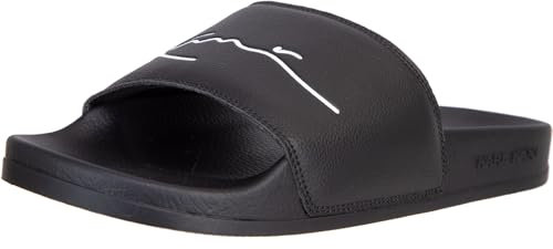 Karl Kani Signature Pool Slides Badelatschen (black, EU Schuhgrößensystem, Erwachsene, Numerisch, M, 41)