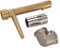 Headerbs Schlauchkupplungsventil Key Professionelles Design -Sprinkler -Bewässerungstrom für Blumenbettwässerung, Messing Edelstahl G3/4