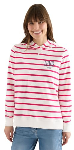 Cecil Damen Sweatshirt mit Kapuze und Chestprint