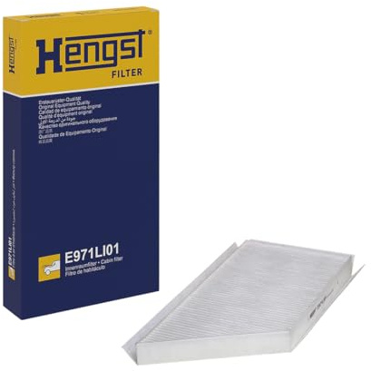 HENGST - Innenraumfilter E971LI01 - Luftfilter für den Innenraum mit Pollenfilter - Filtert Staub & Pollen für Allergiker - Für saubere Luft im KFZ - Automotive Zubehör für Fahrzeuge