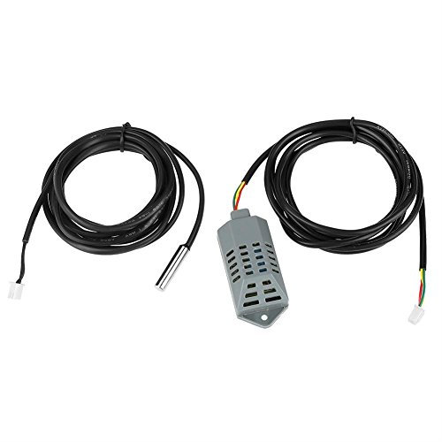 Fdit Accesorios para Incubadora Sensor de Temperatura y Humedad de Alta precisión Sonda Controlador de Termostato Industrial Multifuncional 2Pcs / Set