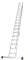 TB Davies 7.0m/23.0ft, TASKMASTER 2 Section Extension Ladders, Aluminium Stabiliser Bar, Comfort D-Shaped Rungs, Reach Height 7.5m/24.4ft, EN131 Professional