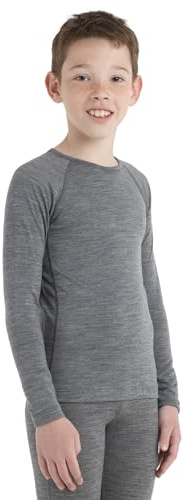 Icebreaker Kinder 200 Oasis LS Unterhemd grau 164