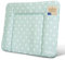 pic Bear Wickelauflage - hochwertige OEKO-TEX Wickeltischauflage - pflegeleichte Wickelunterlage - Auflage Wickelkommode - 85 x 72 cm - Sterne celadon