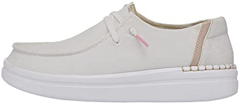 Hey Dude Damen Wendy Rise Mokassin, Blanco, 40 EU