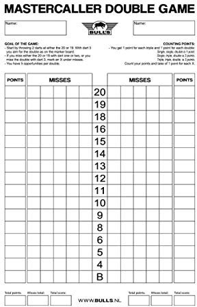 Bulls darts dartboard 45 x 30