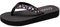 Xmiral Sandalen Damen Sommer Anti-rutsch Böhmischen Strand Hausschuhe 3cm Plattform Flip-Flops(37,Mehrfarbig)