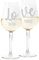 Colorfamily Coppia Calici Personalizzati Set da 2 calici Vino Personalizzati con Nome Love - Bicchiere in Vetro 500 ml