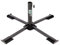 MaxxGarden Base sombrilla - Soporte para sombrilla de Hierro de Cuatro Patas portátil Ajustable Plegable - Soporte para sombrilla para jardín, Camping - 88 x 88 x 36 cm
