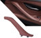Goodithy Türgriff für die rechte Beifahrerseite, kompatibel mit BMW 5er-Serie F10 F11, Innentürgriff, kompletter Ersatz für BMW 520 523 525 528 530 535 2010–2017 (braun)