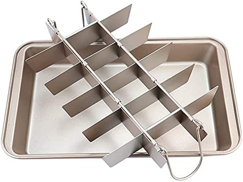 qiuqiu MHXQD Plaques à PâTisserie Avec Grille Plateau à Biscuits AntiadhéSif en Acier au Carbone Professionnel Pour Four et Grill