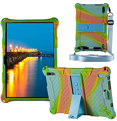 LEHEE Coque pour AUZMAI Mate8 Tablet 10.1'', Supporter Silicone Enfants Housse de Protection Poids Léger Stand Coque Cover pour AUZMAI Mate8 Tablet 10.1'', B