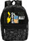CyP Brands Pokémon, Rucksack, anpassbar an Kinderwagen, Schulrucksack, Pikachu, Squirtle, Schwarz, offizielles Produkt, Schwarz, Talla única, Jugend-Rucksack, anpassbar an Pokémon-Trolley