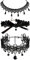 JewelryWe Schmuck 3 PCS Choker Halskette Set Schwarz Spitze Kette Stretch Samt Gothic Blumen Bogenknoten Quasten Tattoo Halsband Geschenke für Damen Mädchen