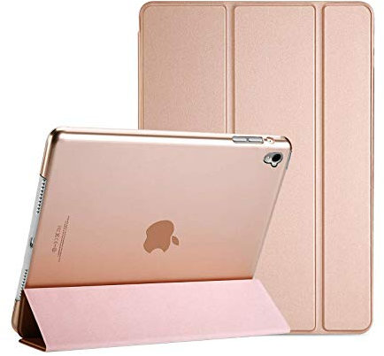 Magnetic Smart Case for iPad Mini 5th Genenration (2019) A2124, A2126, A2133 and iPad Minie 4 (2015) A1538, A1550 Auto Sleep Wake Function (Rose Gold)