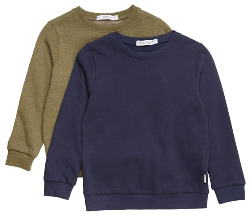 MINYMO Unisex Kinder Sweatshirt (2-Pack) Sweatshirt (2-Pack) (2er Pack)