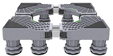 Adjustable Washing Machine Base Stand Refrigerator Fridge Stand Pedestal Length 45-60cm Width 47-60cm Under Counter Ice Maker Rack Large Plant Container Stent Height 9-12cm (Size : 8Legs) ( 12Legs)