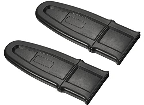 PATIKIL 6 Inch Chainsaw Bar Cover, 2 Pcs Plastic Durable Chain Saw Bar Protective Cover for Garden Accessories Replacement, Black