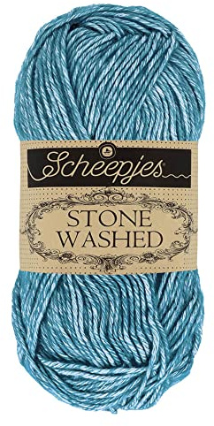 Scheepjes - Scheepjes Stone Washed 805 Blue Apatite Yarn - 10x50g