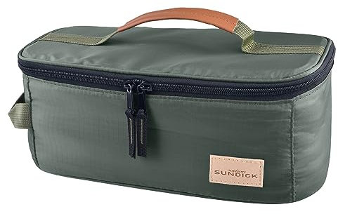 Azarxis Bolsa organizadora de utensilios de cocina de viaje para camping, bolsa de almacenamiento de utensilios de cocina, funda portátil para guardar cubiertos, accesorios digitales, cosméticos,