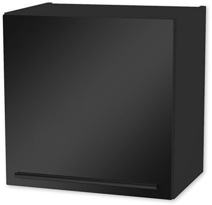 Jazz Moderner Hängeschrank Küche in Schwarz matt - Geräumiger Küchenschrank mit viel Stauraum - 50 x 50 x 34,6 cm (B/H/T)