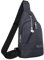 Herren Fashion-Casual-Brustbeutel Handtasche Crossbody-Handtasche Einzelne Damen Umhängetaschen Vintage (Blue, One Size)