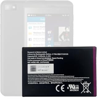 HIGHAKKU Batterie de rechange BAT-44582-003 JS1 compatible avec Black-Berry 9210 9220 9230 9310 9315 9320 9720