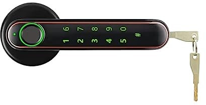 Tuya Candado de huella digital inteligente Carga USB Aleación de zinc biométrico Cerradura de huella digital Seguridad sin llave, impermeable, Cerraduras de puerta con huella digital, Cerraduras de