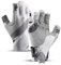 SULIVES Angelhandschuhe UPF 50+ Sonnenschutz, fingerlose Anti-Rutsch-Handschuhe für Männer & Frauen, atmungsaktiv und schnelltrocknend, ideal für Kajakfahren, Segeln, Angeln und Rudern