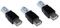 Heozlion 3 adaptadores de enchufe USB A hembra a Ethernet RJ45 macho