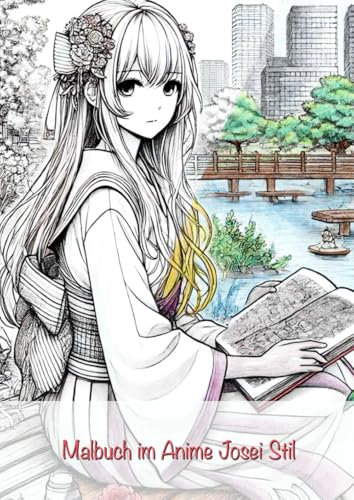 Malbuch Anime Josei Stil