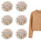 Lot de 6 couvre-boutons pour femmes - Boutons en strass pour femme - Pour chemisiers - Boutons de chemise pour homme