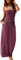 nicticsi Robe Bustier Longue pour Femme Décontractée Tenue de Plage Bohème Épaules Dénudées sans Manches Elégant Bodycon avec Poche Jupe Respirante d'Été Pas de Ceinture A Violet Clair L