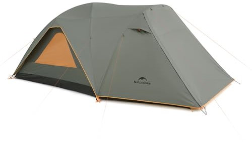 Naturehike KOTA Familienzelt für 8 Personen Pop Up Zelt Automatik Campingzelt Camping Wasserdicht Zelt PU3000mm für Camping Autofahrten und Badeurlaub