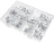 DIYEAH 60 Stück Metal -reifen Rostfrei Rohrschellen Wasser Schlauchrohrverschluss Clips Rohre Bewässerung Schellen Für Gasschläuche Gasklemmen Silver Verzinkt