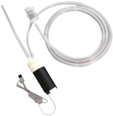 siduytin Potente Bomba de Vino eléctrica, Dispositivo de succión Vino portátil con Tubo Silicona para entusiastas la elaboración Cerveza, Equipo elaboración Cerveza para el hogar,