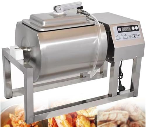 Vakuum-Tumbler Marinator Maschine, 18L Kapazität mit bidirektionaler Rotation und 3-Gang-Steuerung für Fleischzubereitung