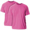 Gildan Unisex's Ultra Cotton T-Shirt, Style G2000, Multipack, Heliconia (2-Pack), M (Pack of 2)