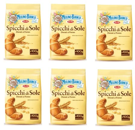 6x Mulino Bianco Kekse Spicchi di sole 900g Italien biskuits cookies kuchen