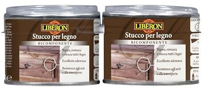 LIBERON STUCCO PER LEGNO BI-COMPONENTE Naturale 200 ml